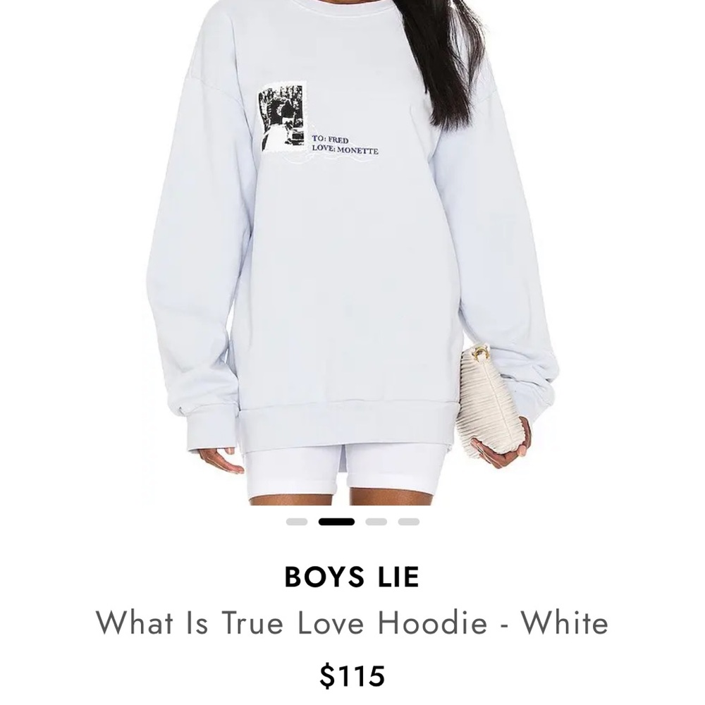 Boys Lie True Love crewneck